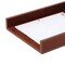 Dacasso Rustic Brown Leather Letter Tray AG-3201 - alternate 4